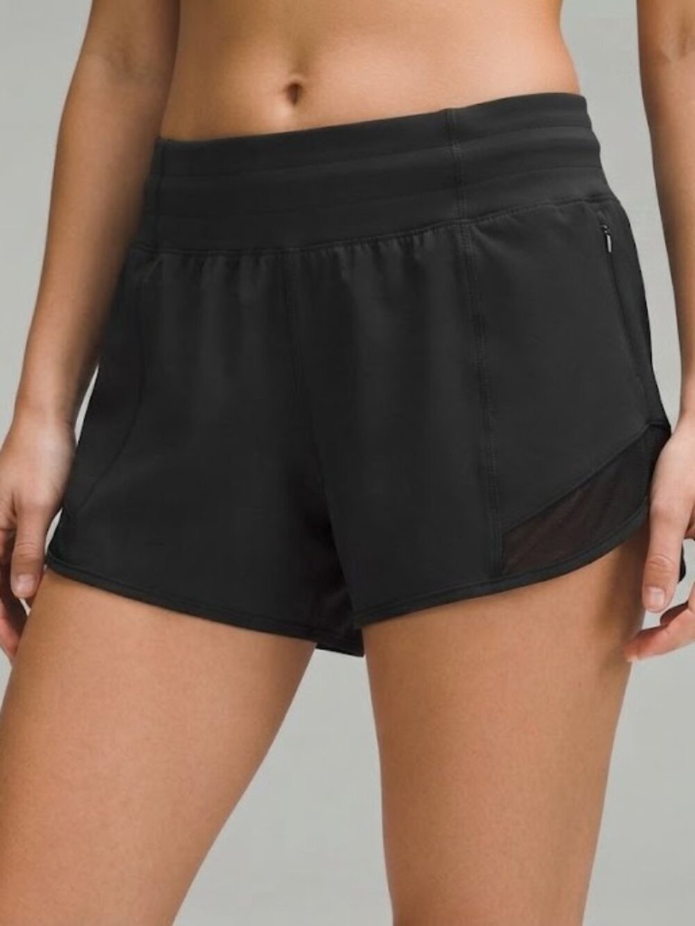 Lululemon Hotty Hot Black Low Rise Shorts